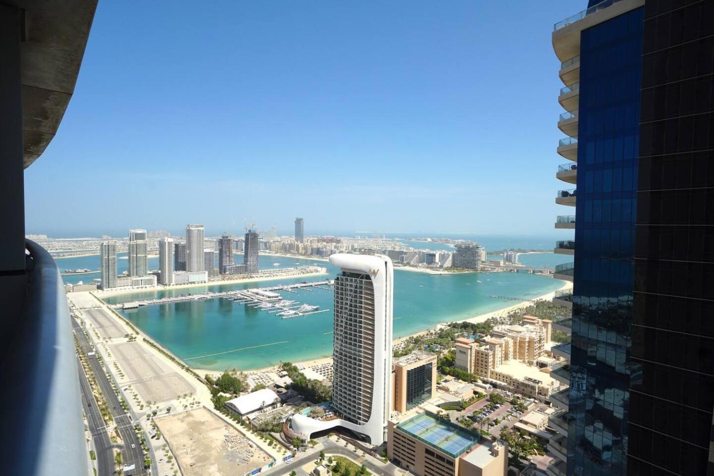 Sea & Palm View Elegant 1 Bedroom Apartment Dubai Esterno foto