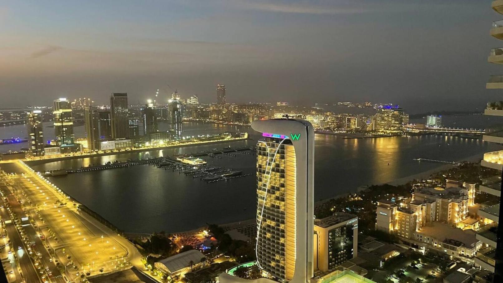 Sea & Palm View Elegant 1 Bedroom Apartment Dubai Esterno foto